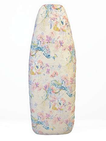 Reversible padded ironing board cover  Peacock