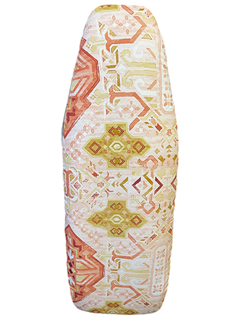 Reversible padded ironing board cover  Pink Gold Tulum