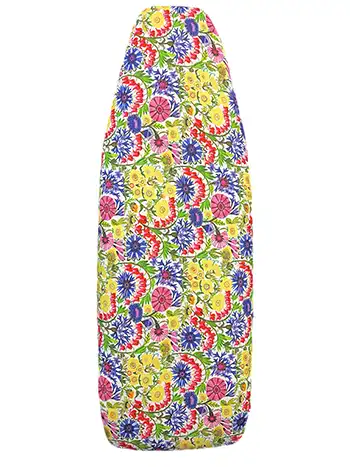 Reversible padded ironing board cover  Buttercups bright
