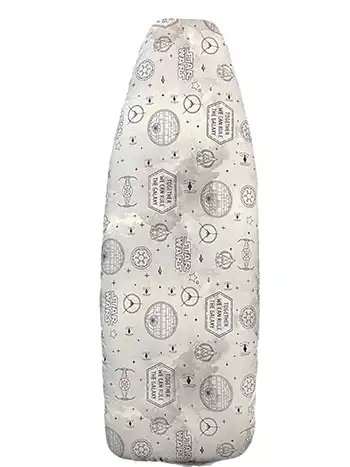 Reversible padded ironing board cover  Grey Galaxy