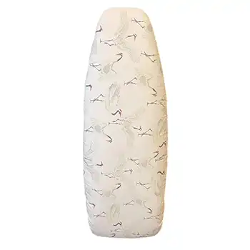 Reversible padded ironing board cover  Crane on Pink
