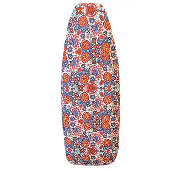 Reversible padded ironing board cover  Fireworks Flora White