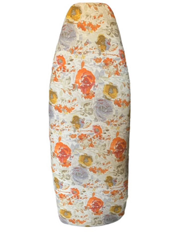 Reversible padded ironing board cover  Apricot Rose D008