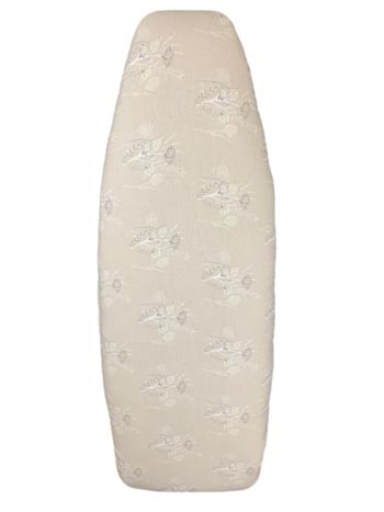 Reversible padded ironing board cover  Beige Floral