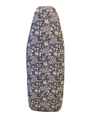 Reversible padded ironing board cover Navy Flower