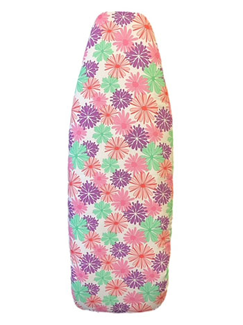 Reversible padded ironing board cover Psychedelic Daisy
